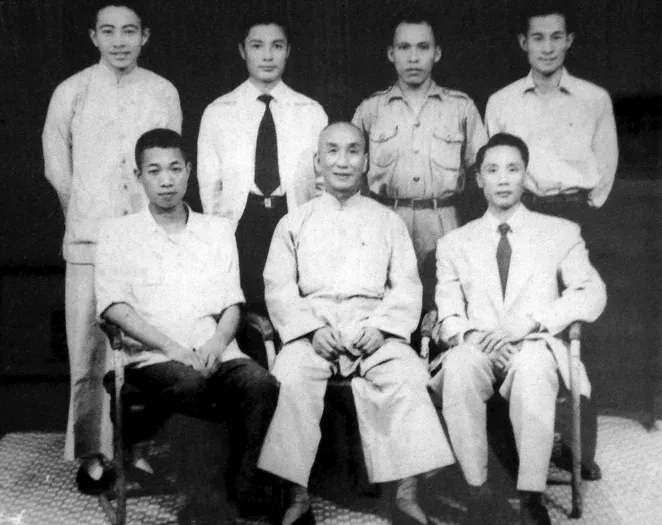 Black and White Photo showing CST and WSL with Ip Man