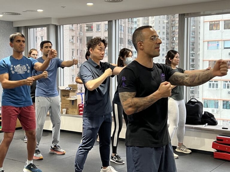 Wing Chun Corporate Event on location in client's office