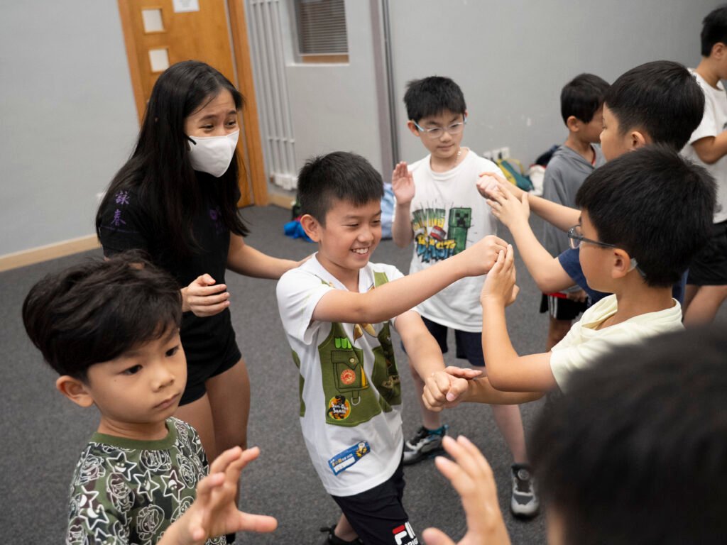 Bruce Lee Day. Mindful Wing Chun Team teaching the Kids